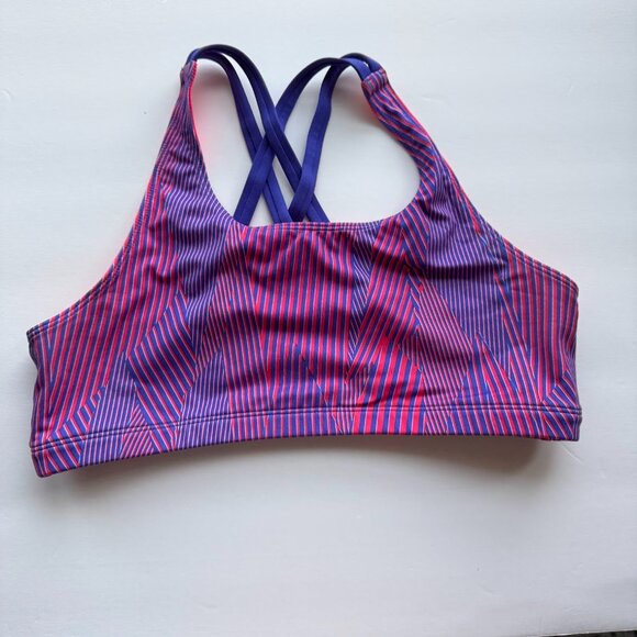 Kids' Pink and Purple Striped Sports Tops - Picture 4 of 8